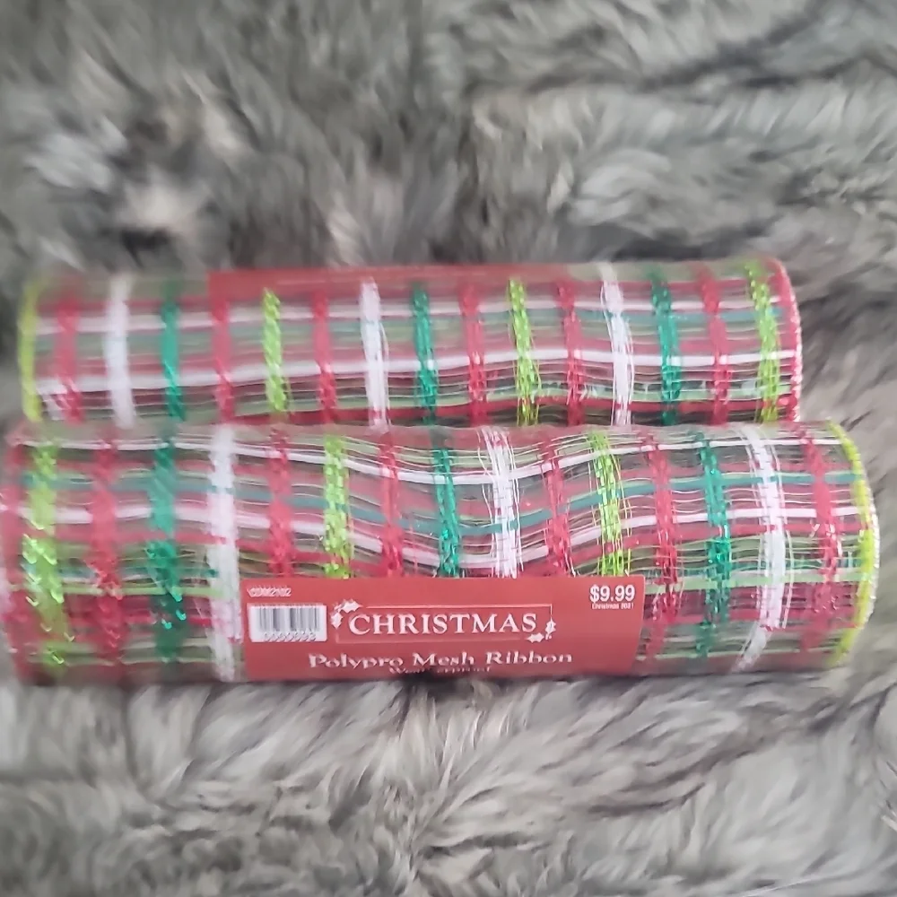 Festive Polypro Mesh Ribbon - Picture 5 of 5